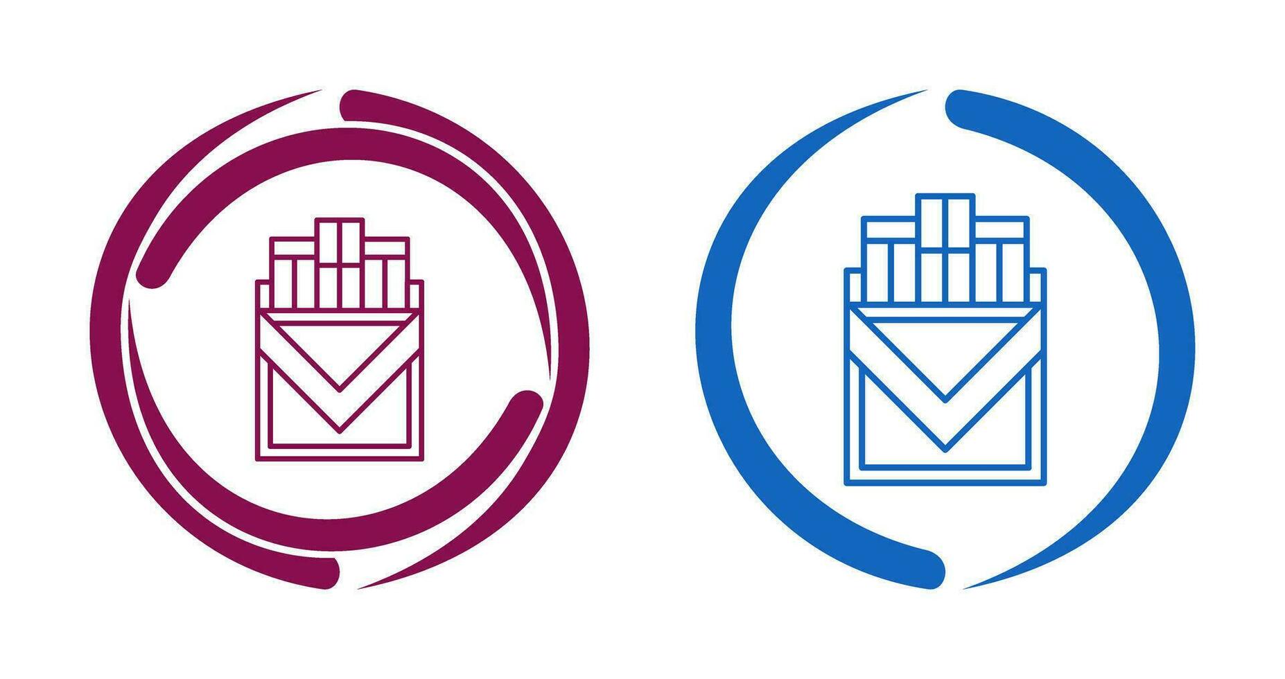 Cigarette Pack Vector Icon