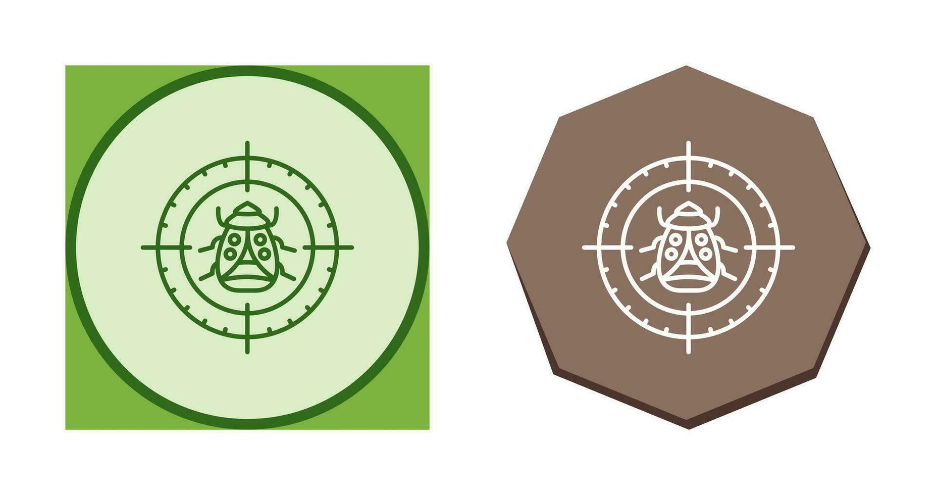 Bug Target Vector Icon