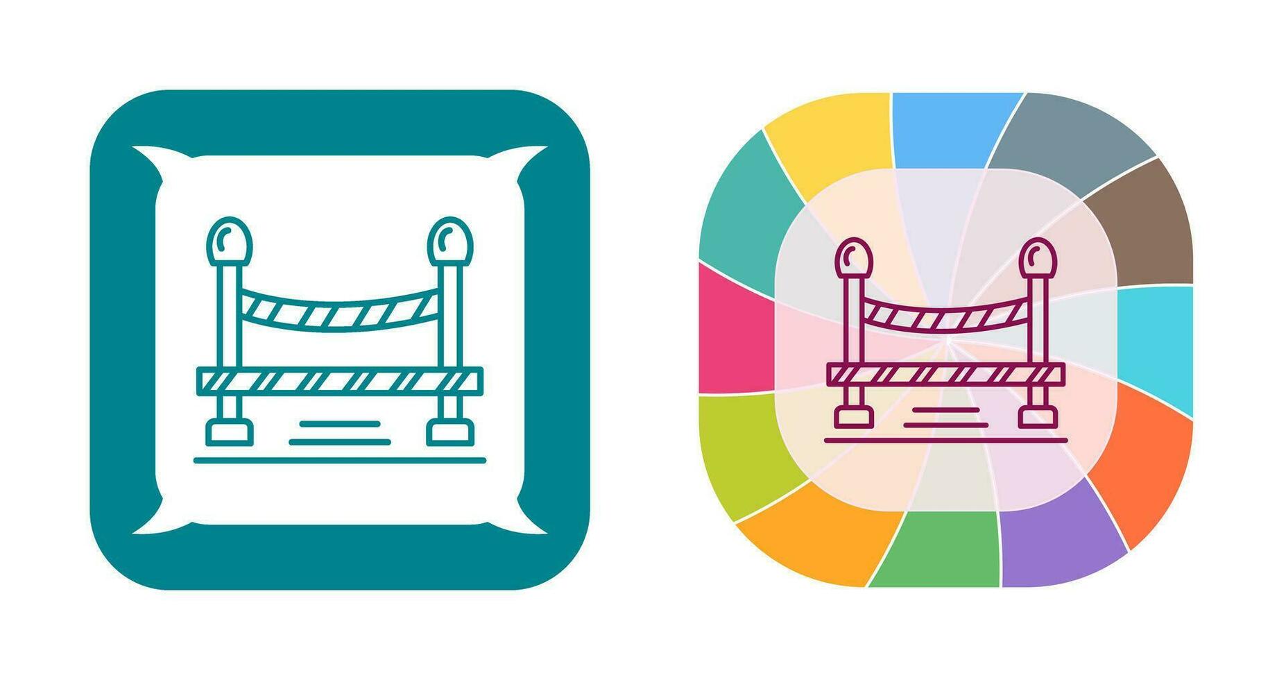 Do Not Cross Line Vector Icon