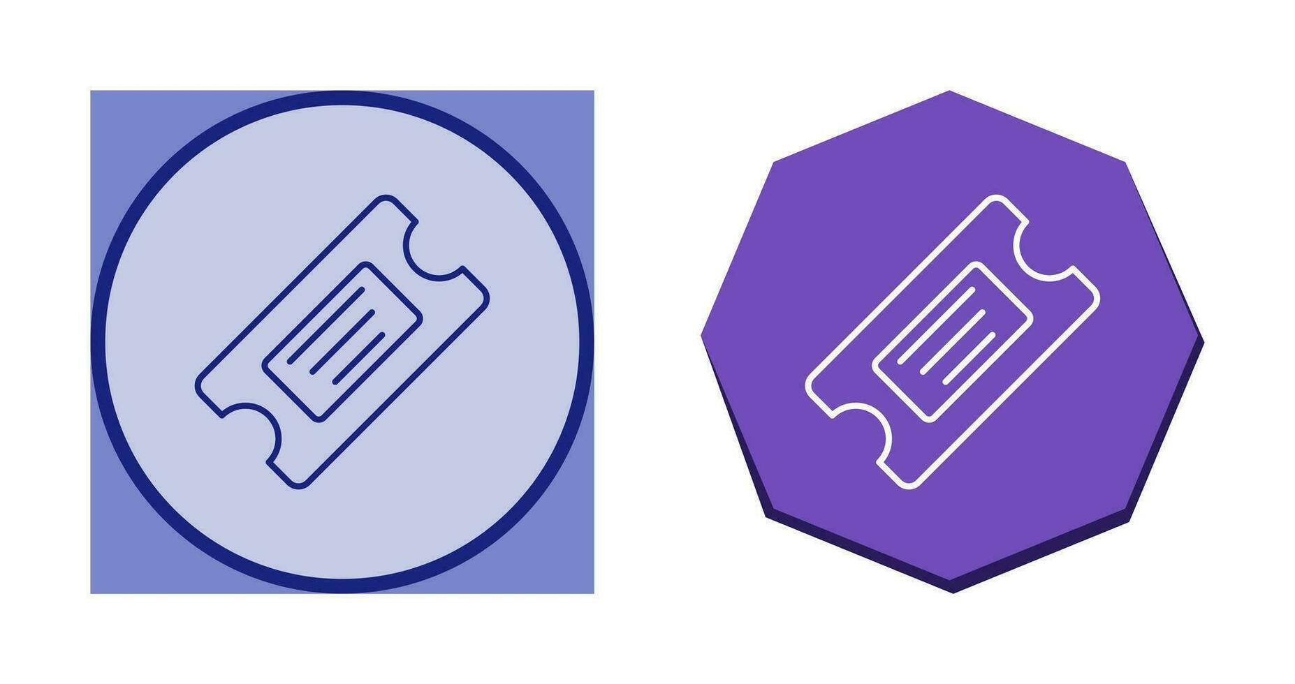 Ticket Vector Icon