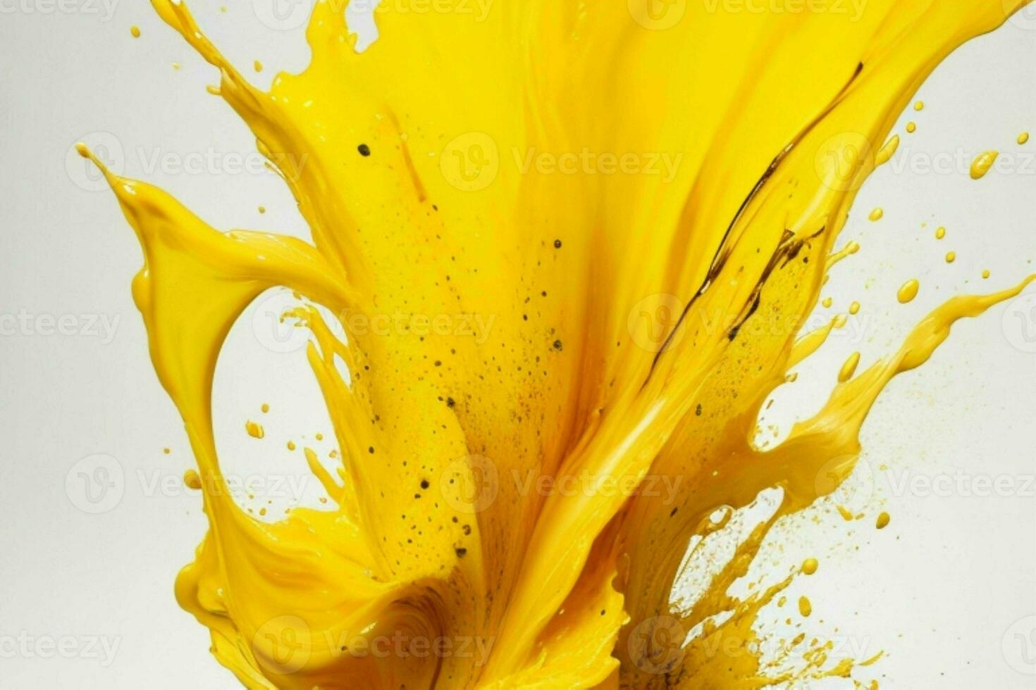 Ink paint splash. AI Generative Pro Photo