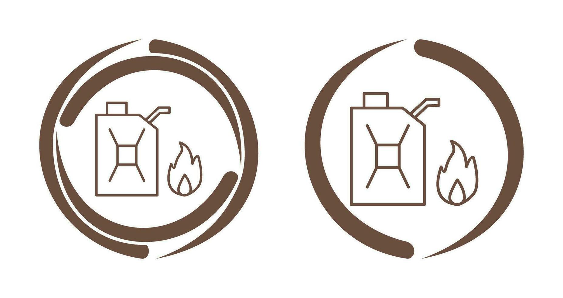 Unique Fuel to Fire Vector Icon