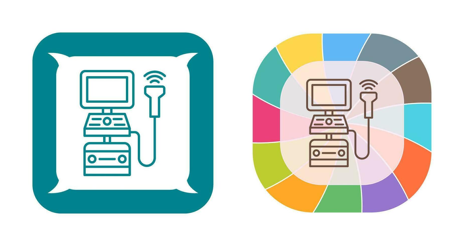 Ultrasound Machine Vector Icon