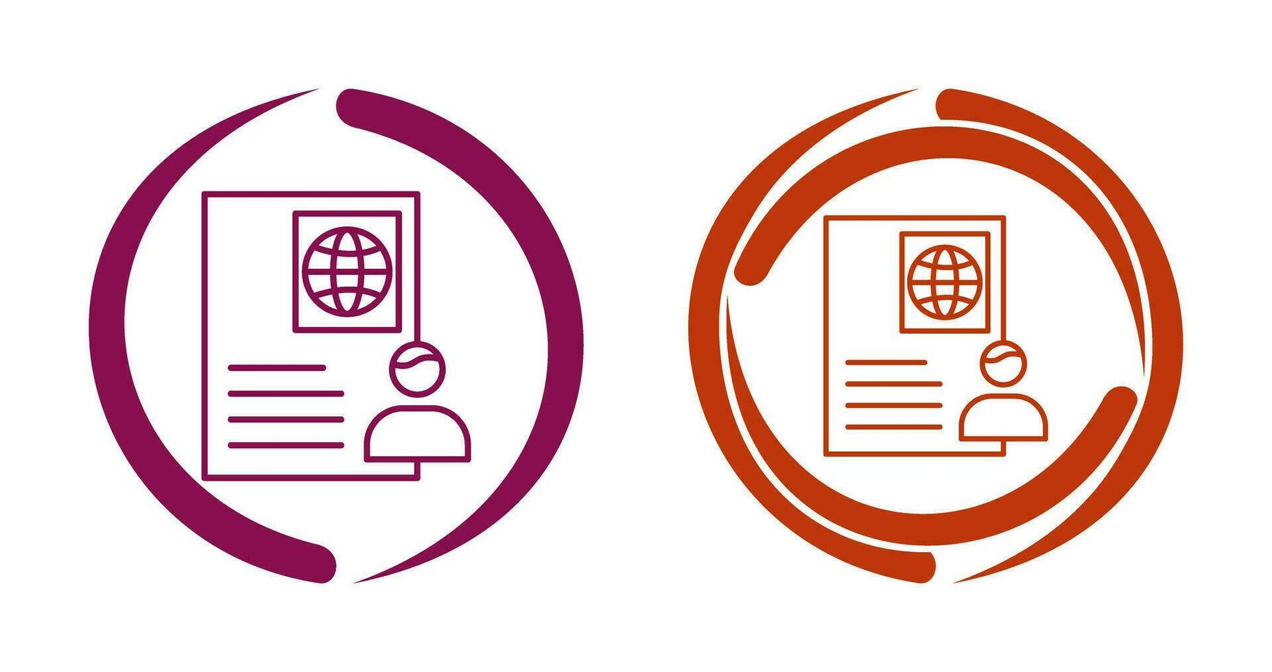 Global Profile Vector Icon