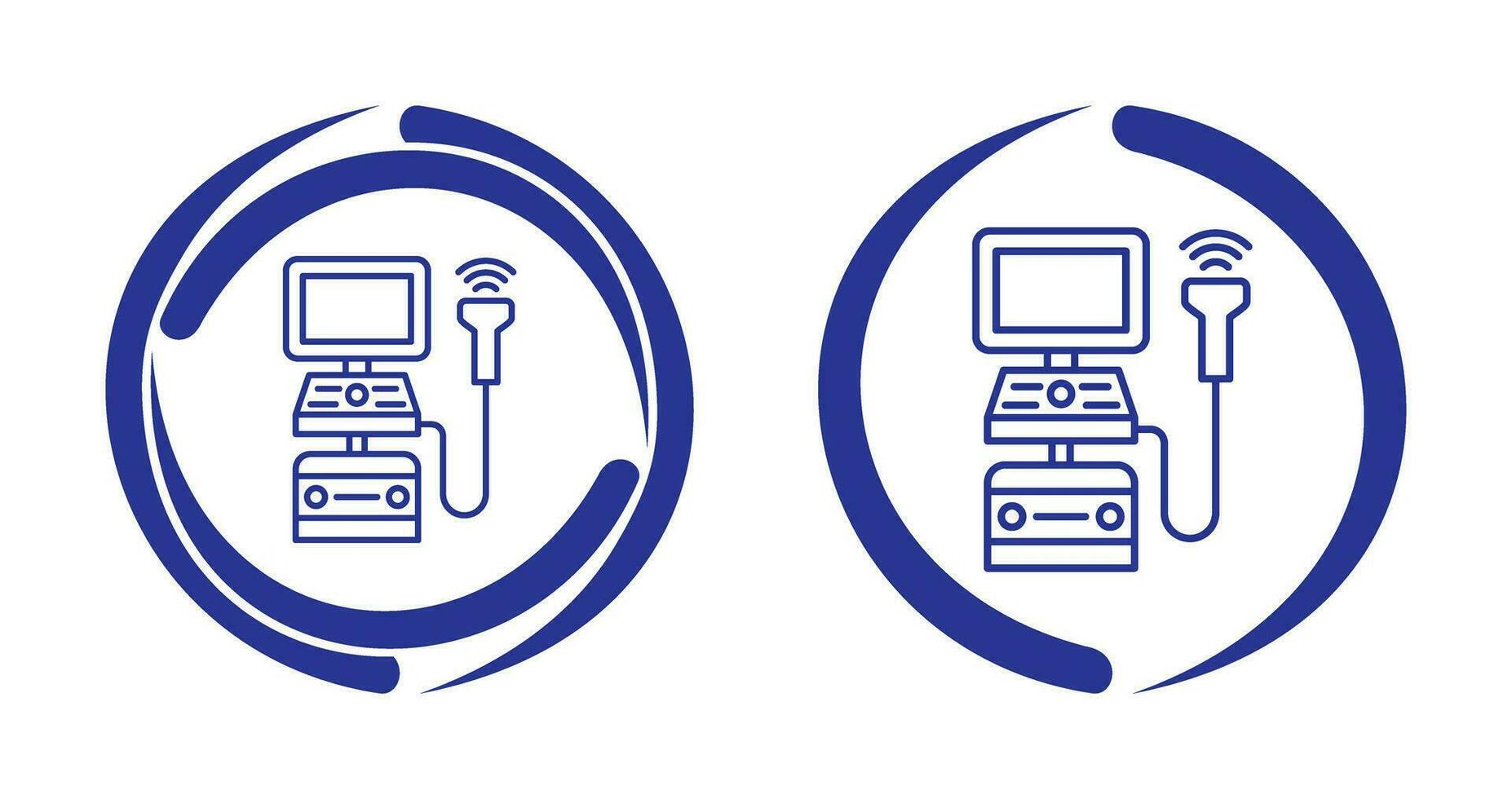 Ultrasound Machine Vector Icon