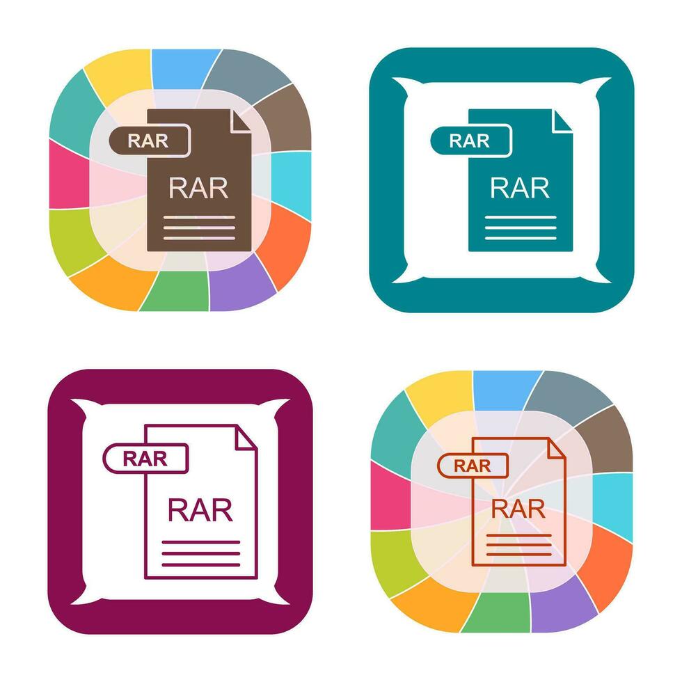 RAR Vector Icon