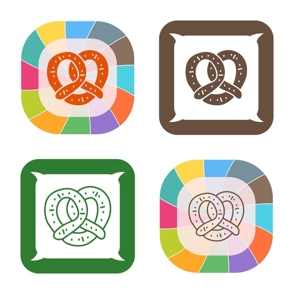 Pretzel Vector Icon