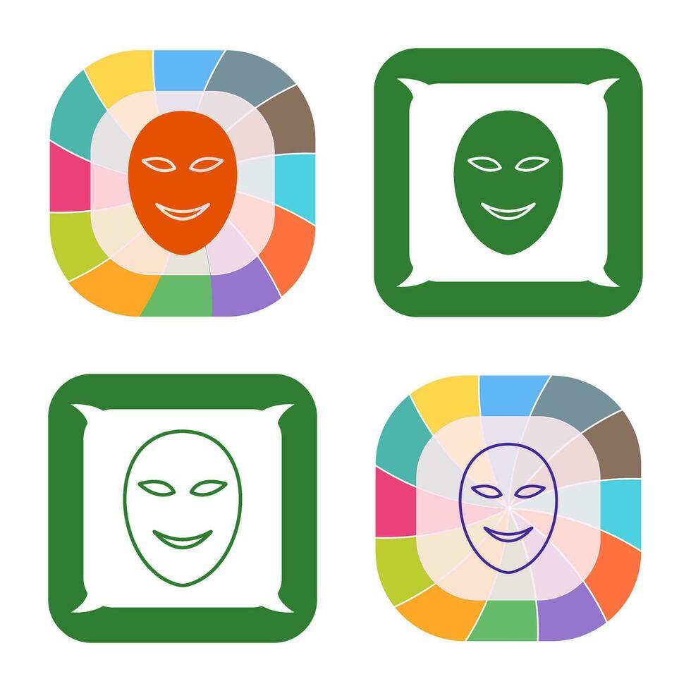 Ancient Face Mask Vector Icon