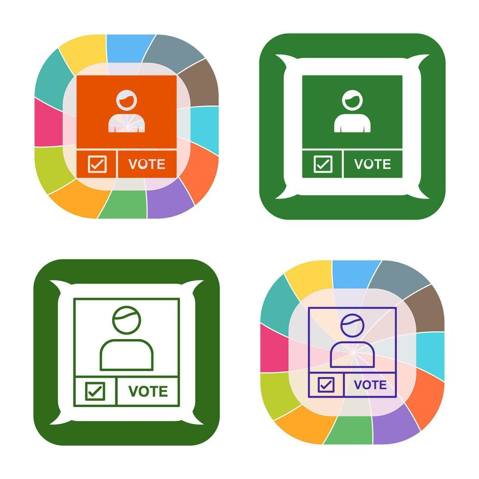 Candidate Banner Vector Icon
