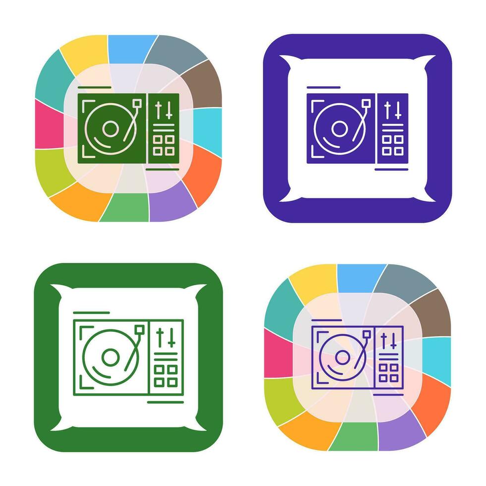 Turntable Vector Icon