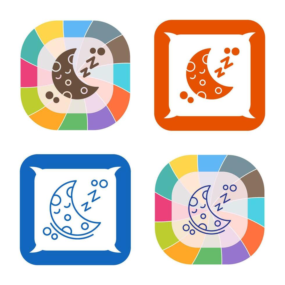 Sleeping Vector Icon