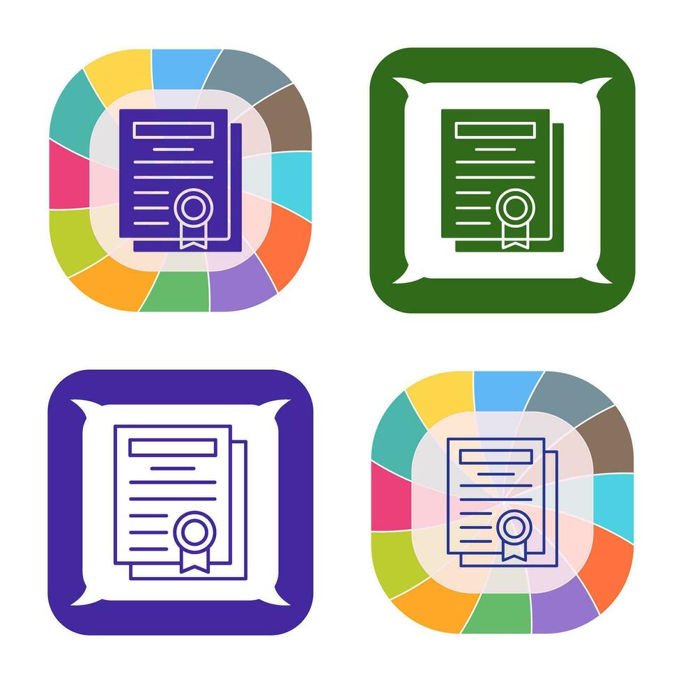 Diploma Vector Icon