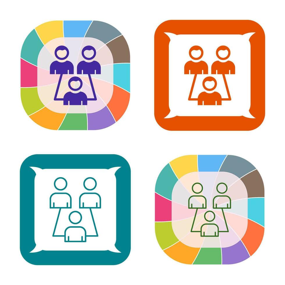 Connected Users Vector Icon