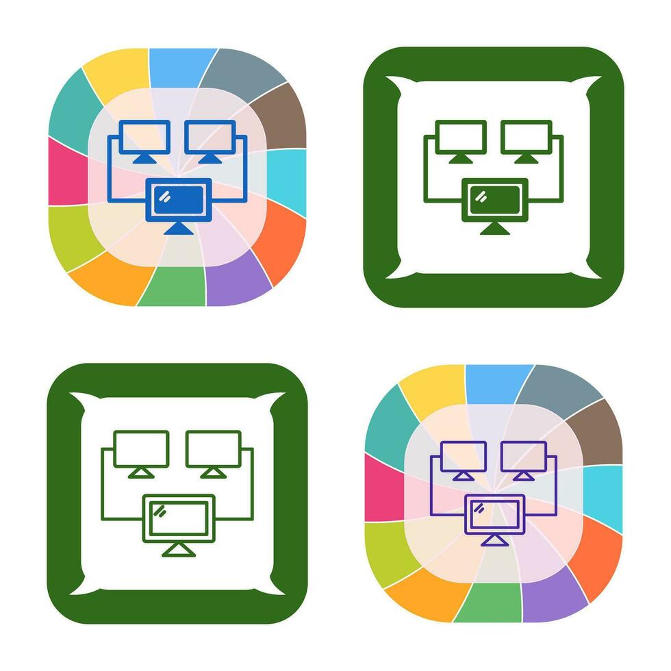Connected Systems Vector Icon