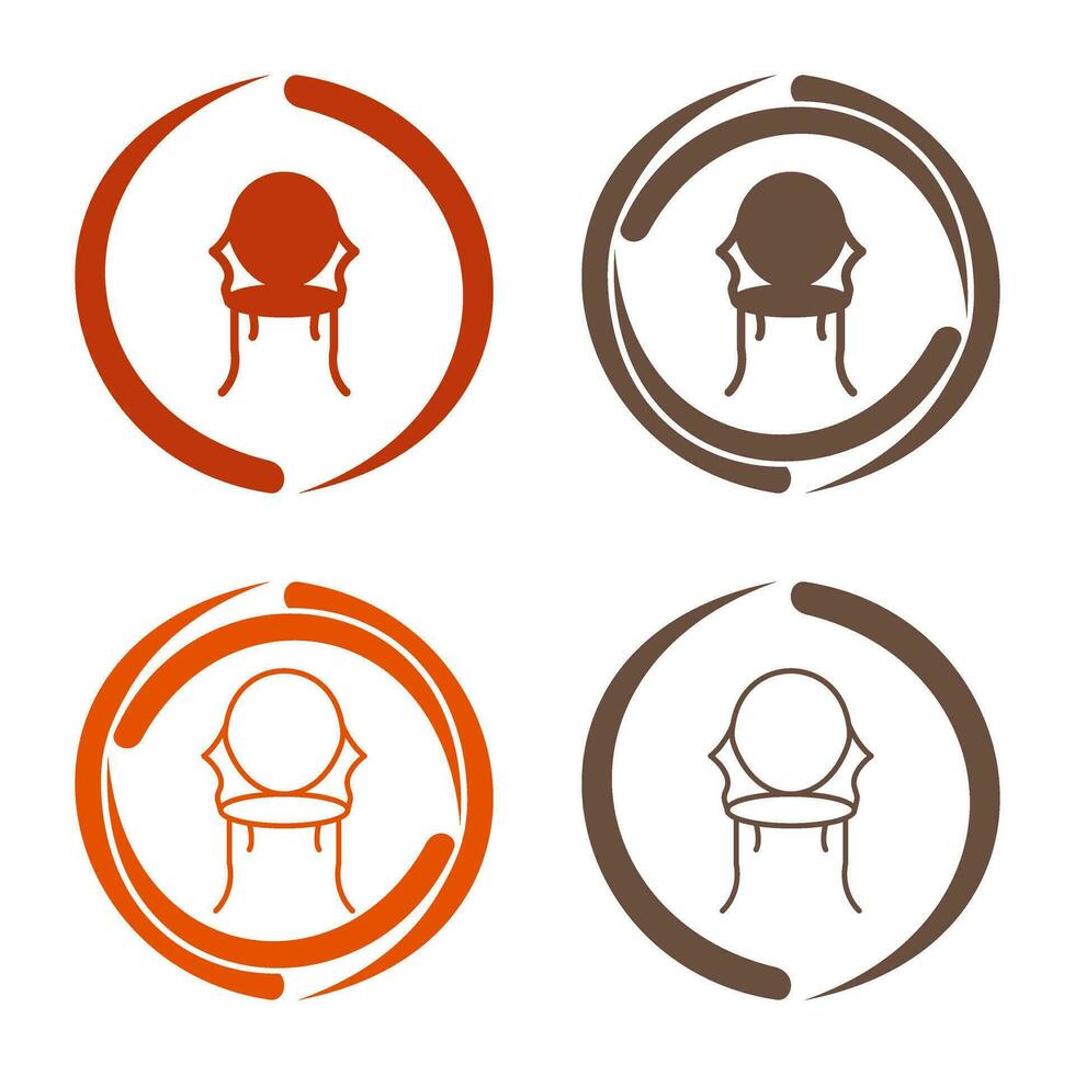 Ancient Chair Vector Icon