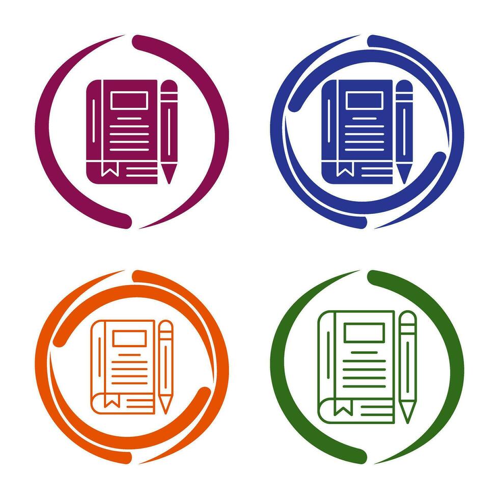 Diary Vector Icon