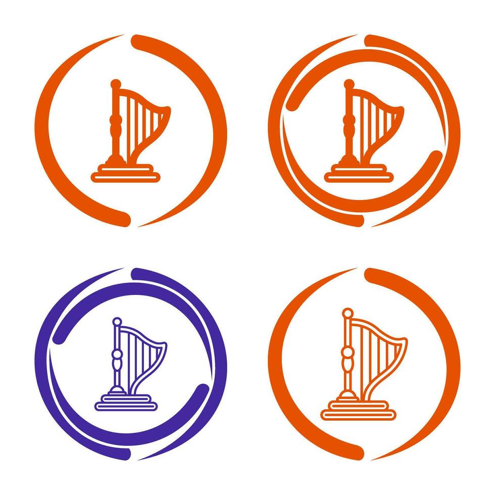 Harp Vector Icon