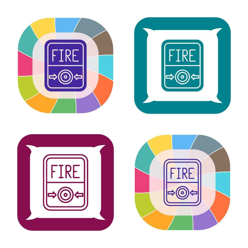 Fire Button Vector Icon