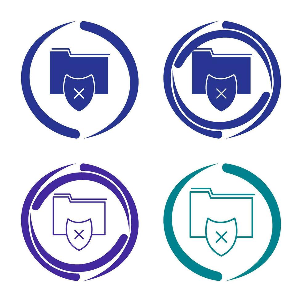 Vulnerable Folder Vector Icon