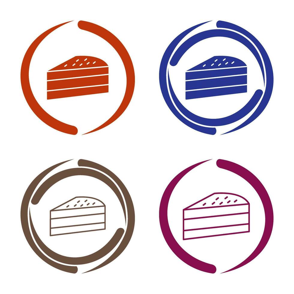 Cake Slice Vector Icon