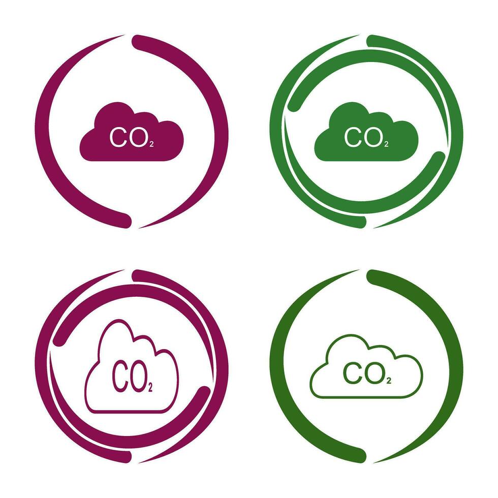 Carbon Dioxide Vector Icon