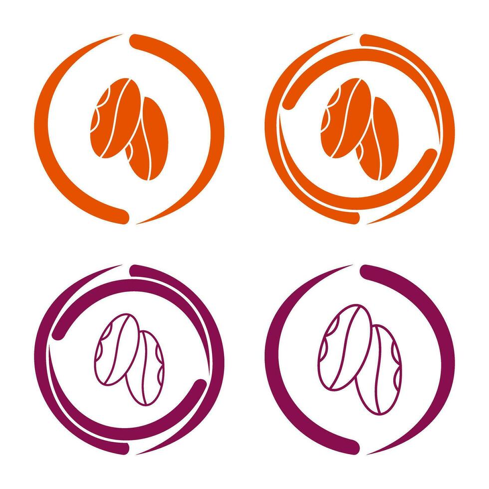 Coffee Grain Vector Icon