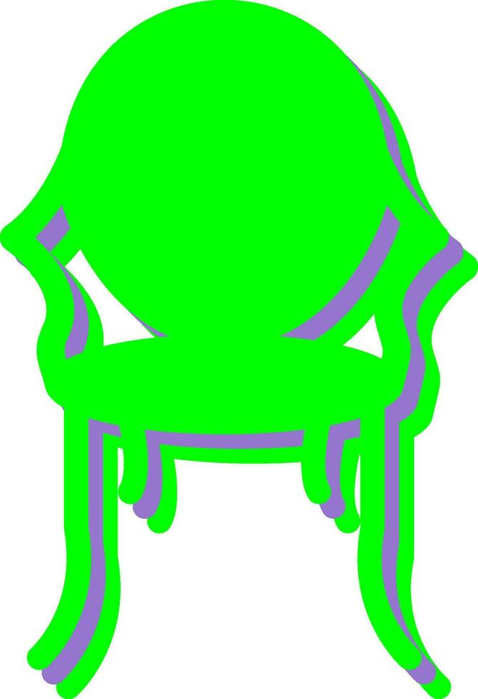 Ancient Chair Vector Icon