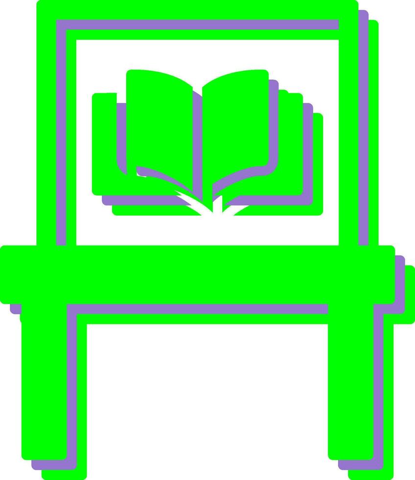 Ancient Book Exhibit Vector Icon