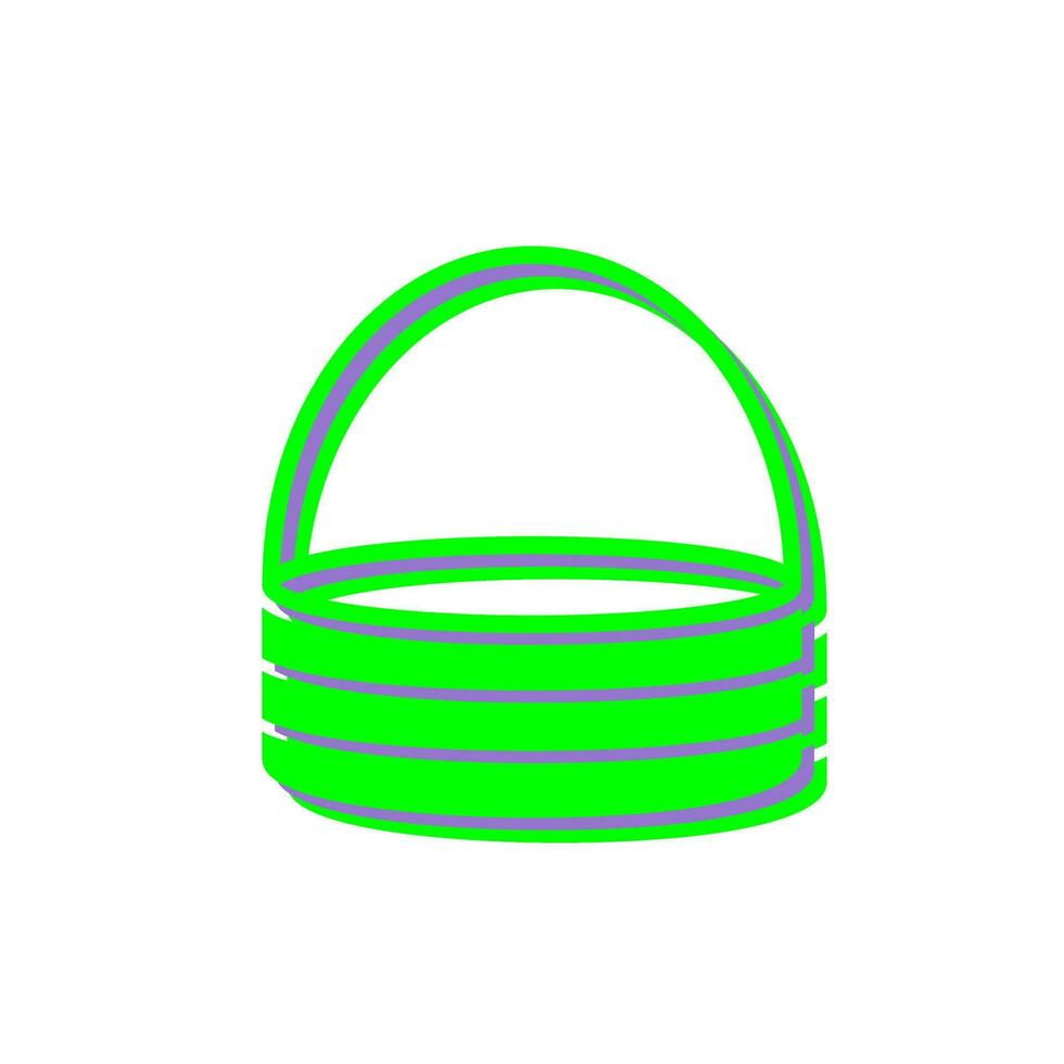 Unique Basket Vector Icon