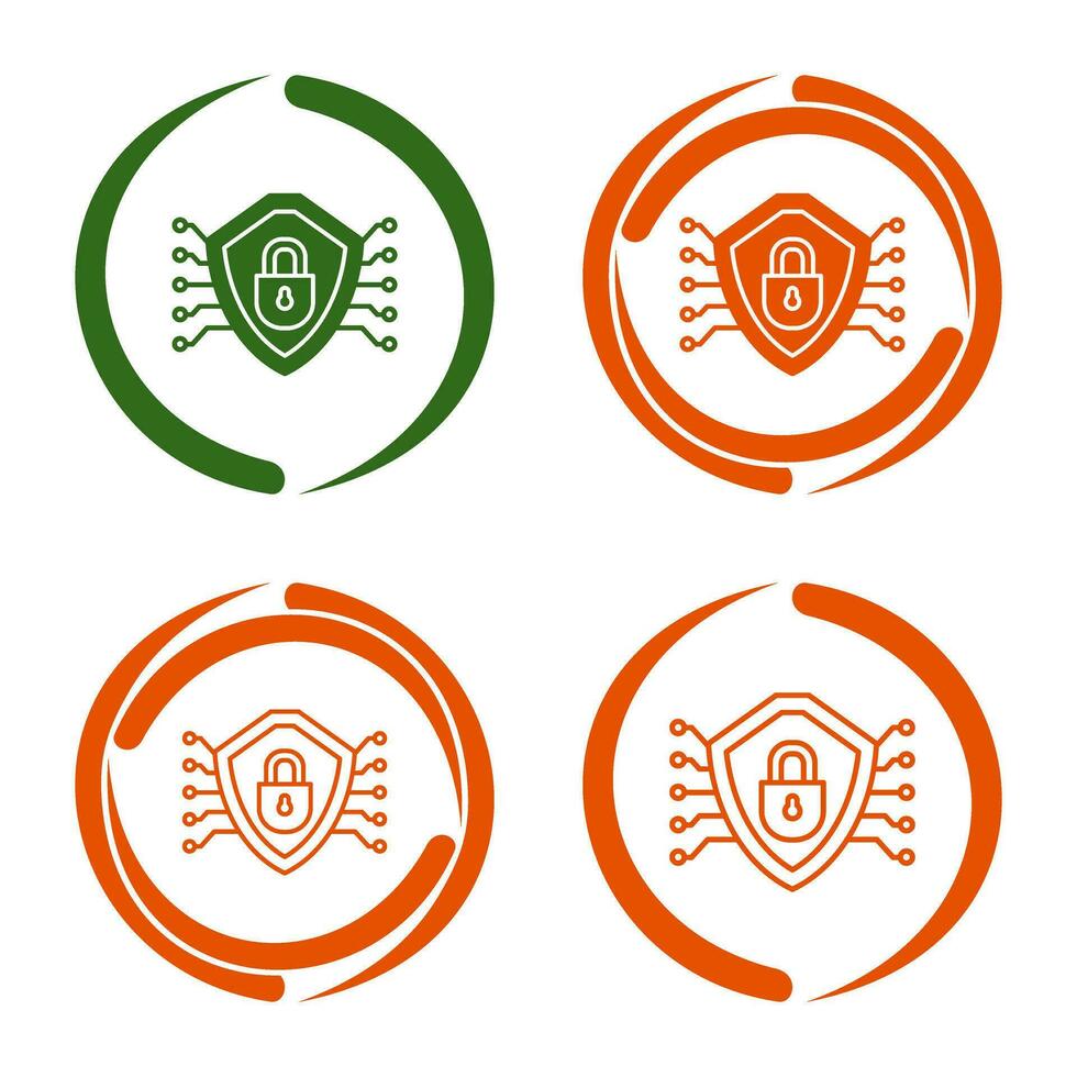 Cyber Security Vector Icon