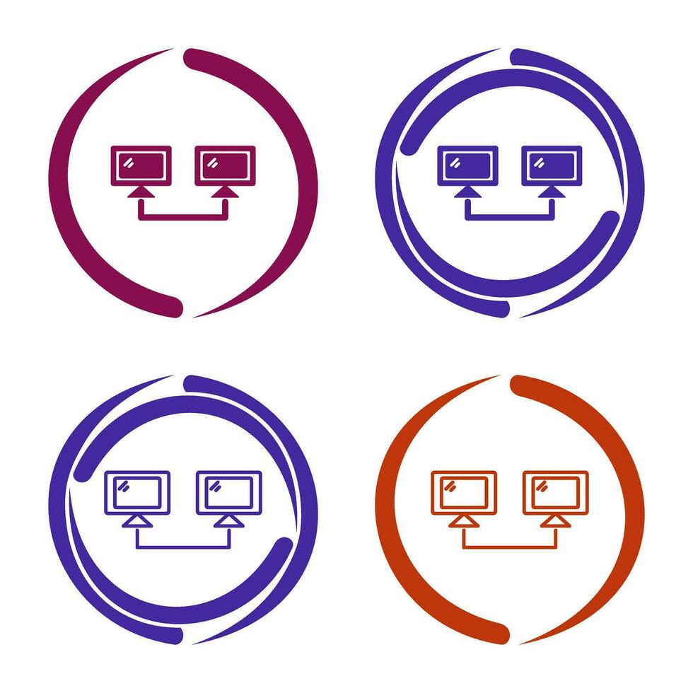 Connected Systems Vector Icon