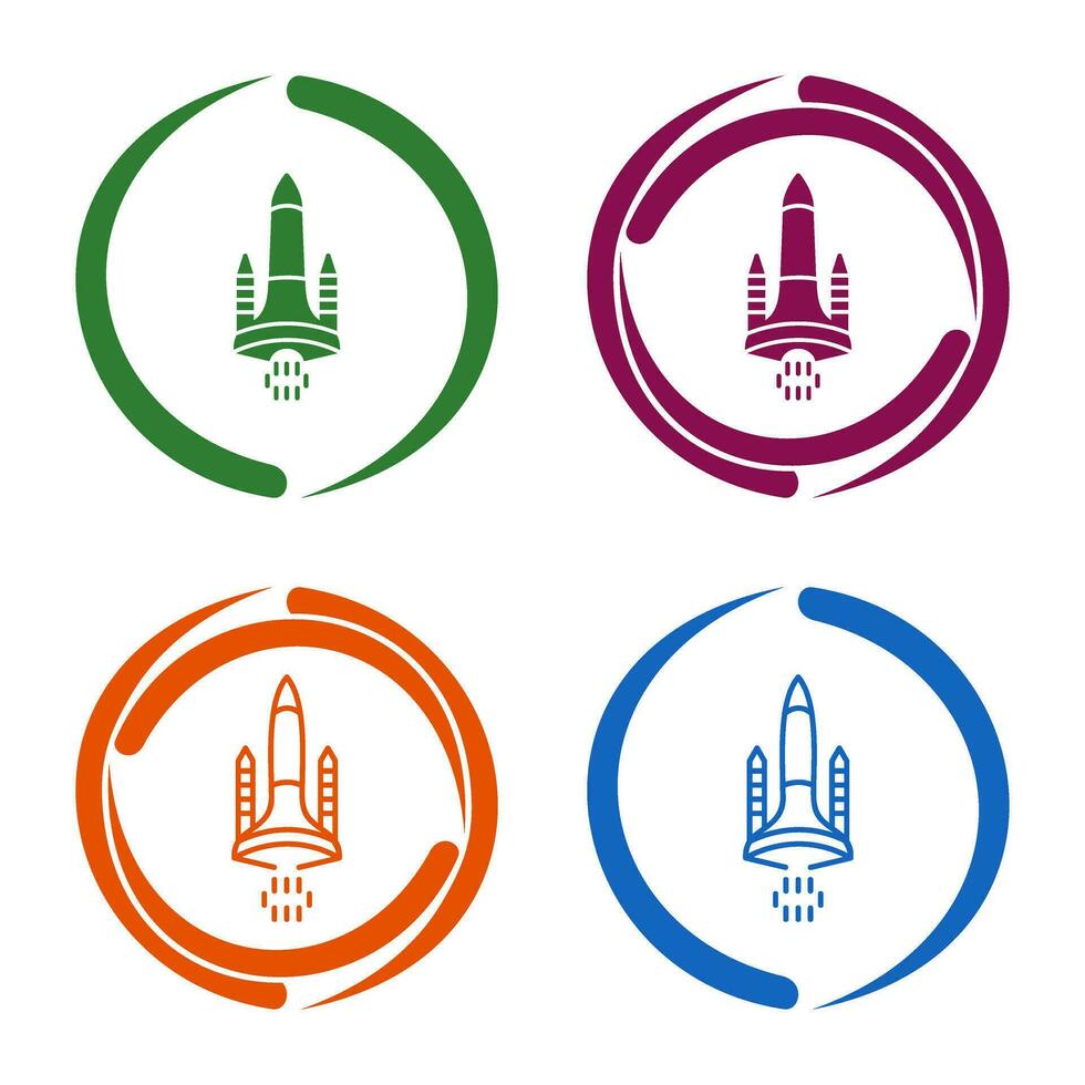 Space Shuttle Vector Icon