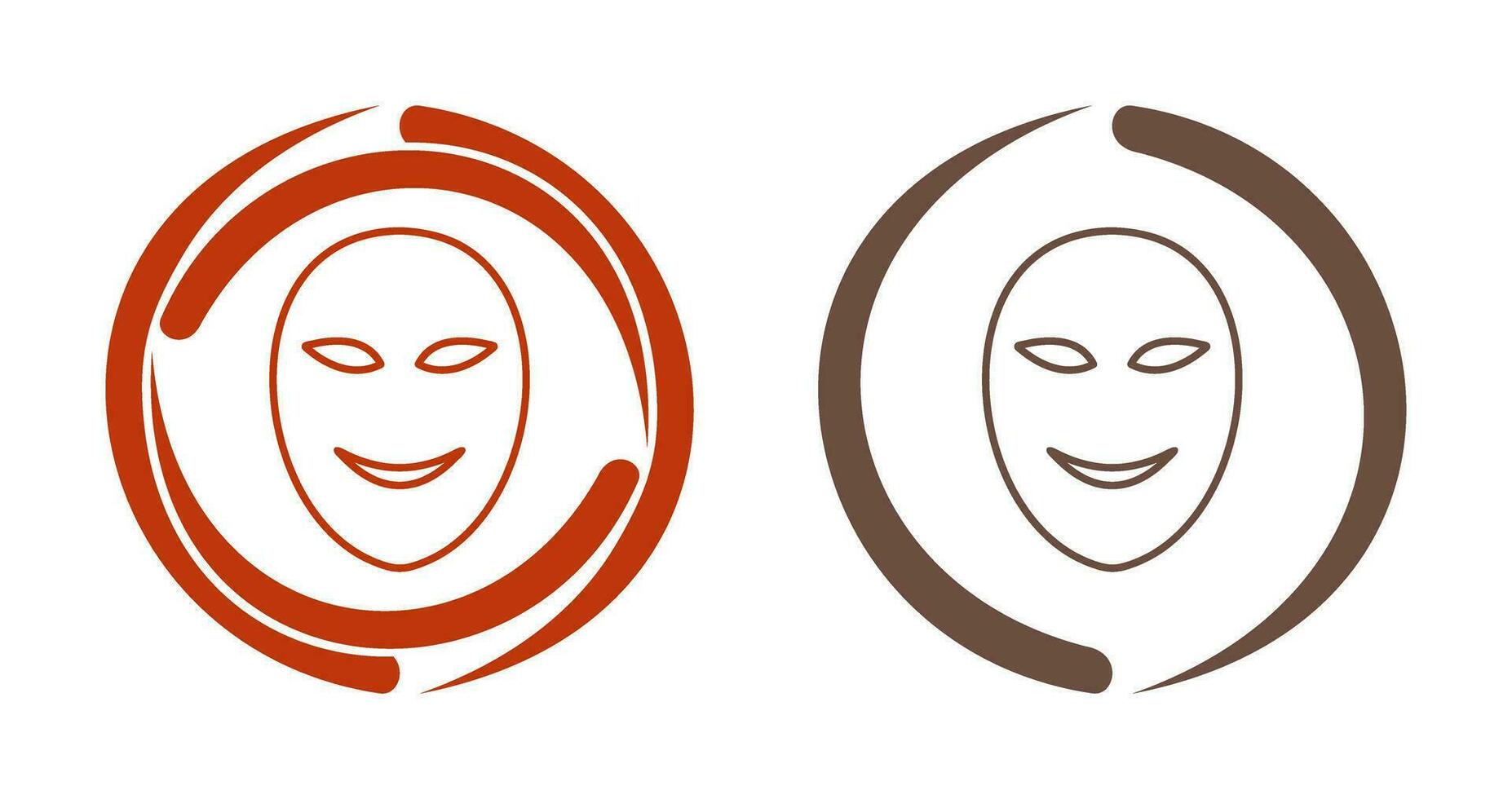 Ancient Face Mask Vector Icon