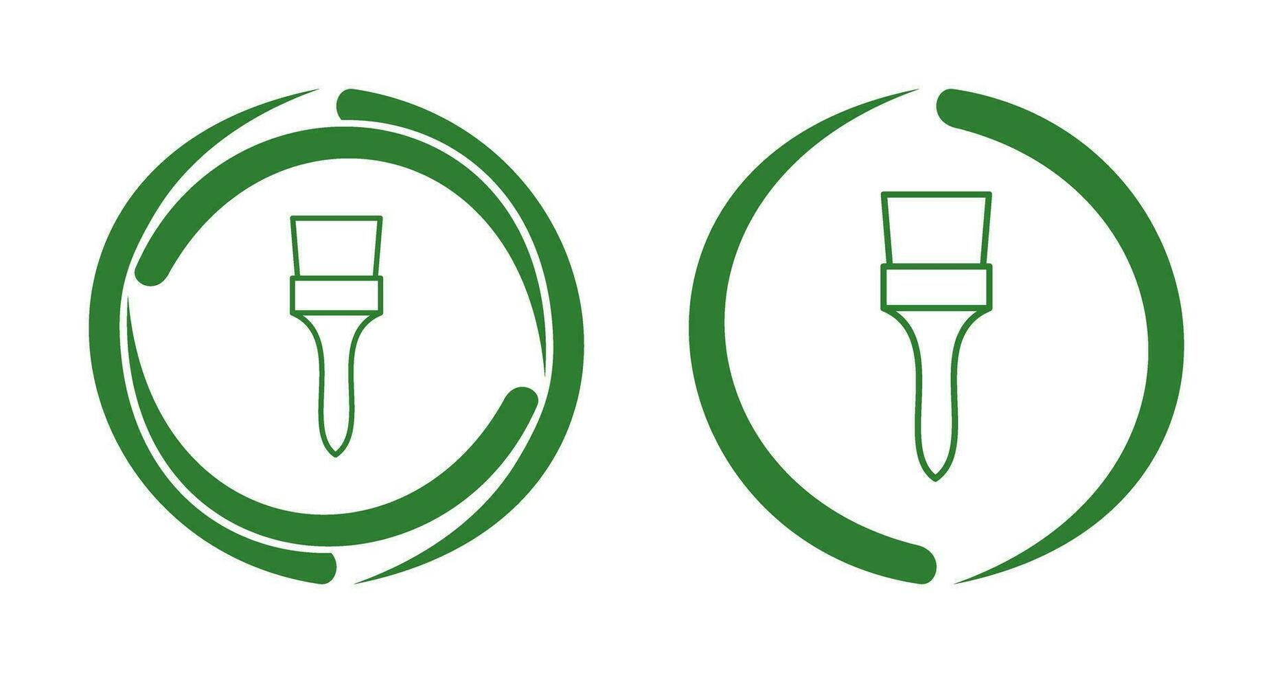 Unique Brush Vector Icon