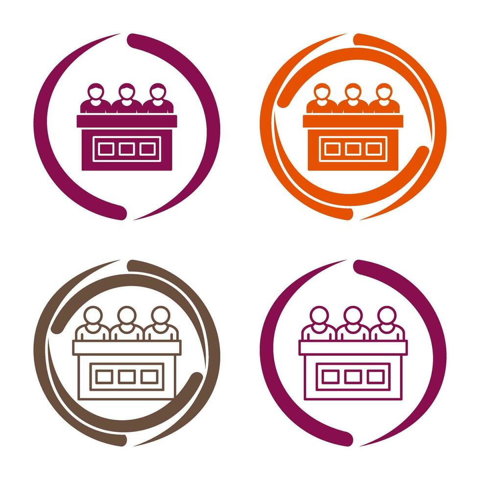 Jury Vector Icon
