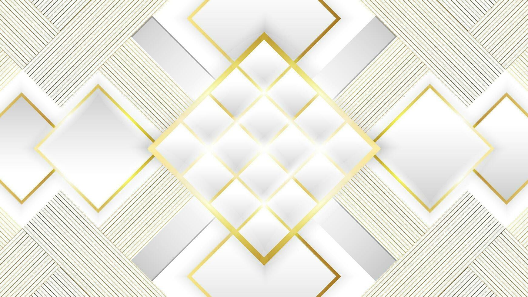 elegant white geometric background design vector