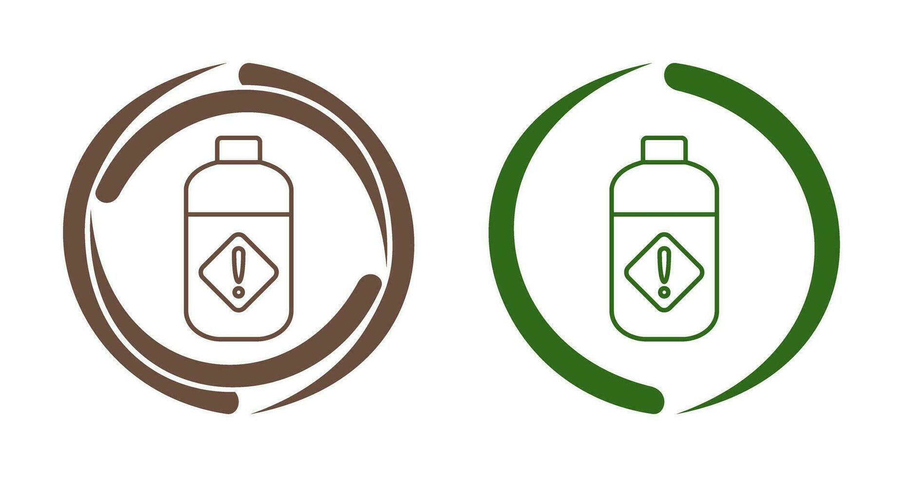 Pesticide Bottle Vector Icon