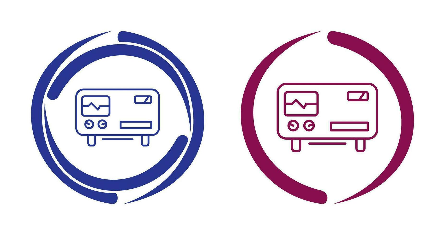 Oscillscope Vector Icon