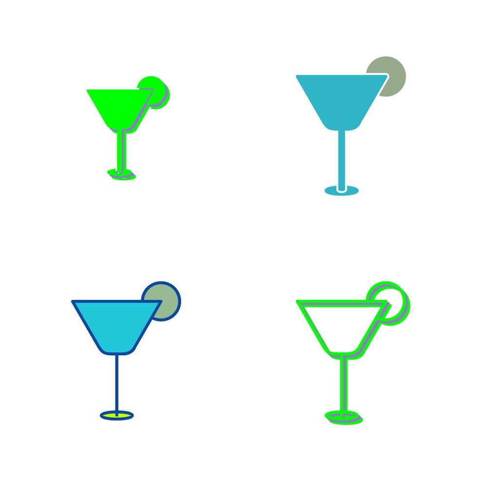 Cocktail Drink Vector Icon