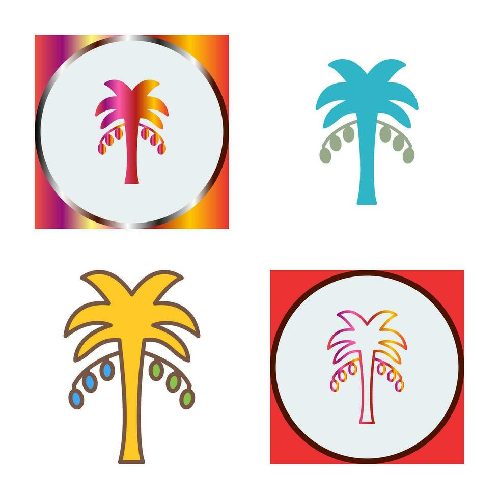 Coconut trees Vector Icon