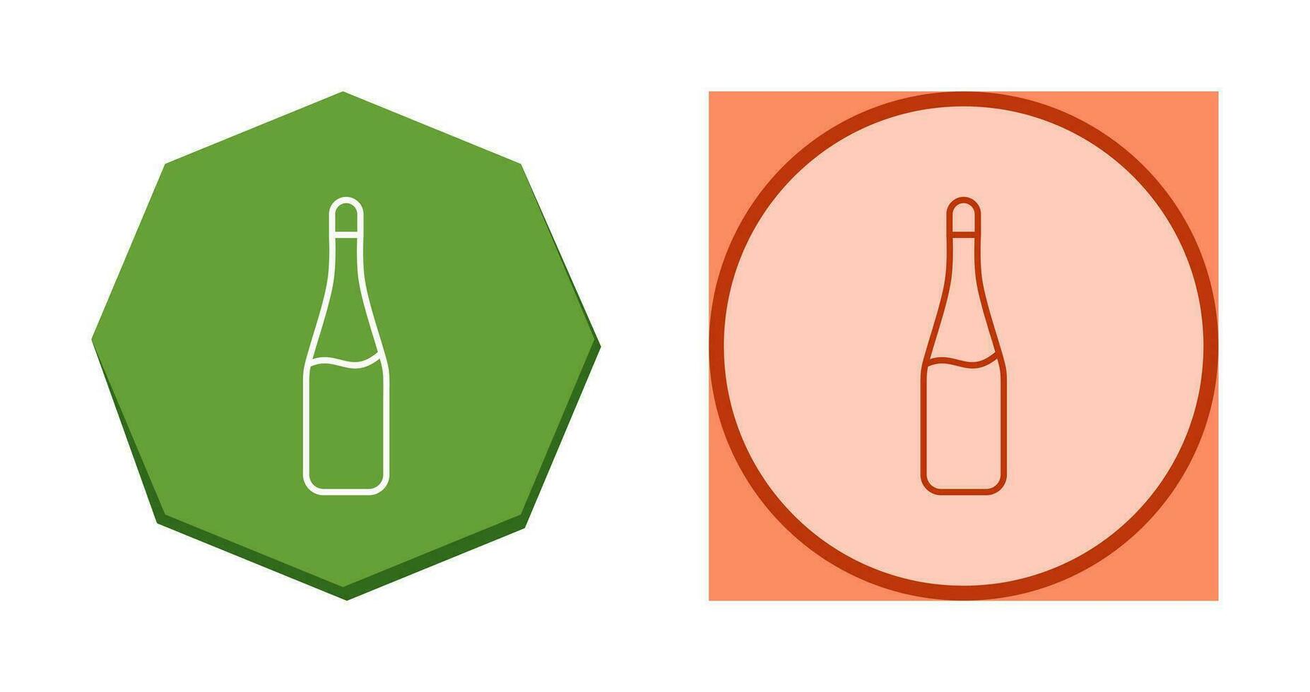 Champagne Bottle Vector Icon