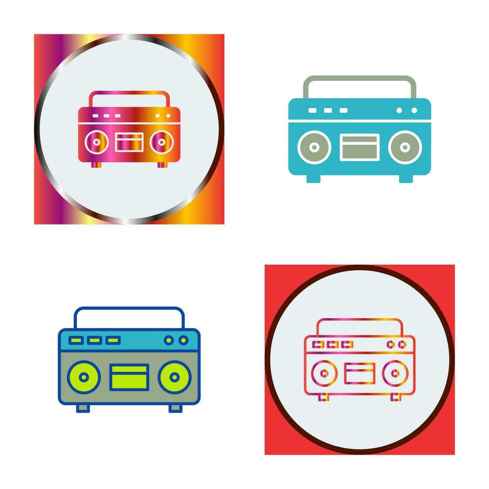 Casette Player Vector Icon