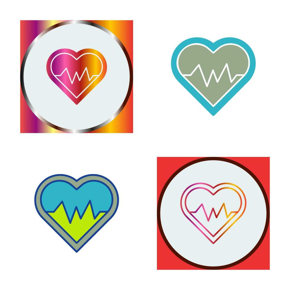 Heart Beat Vector Icon