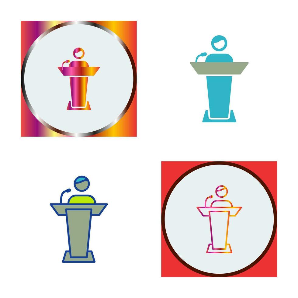 Elected Candidate Vector Icon