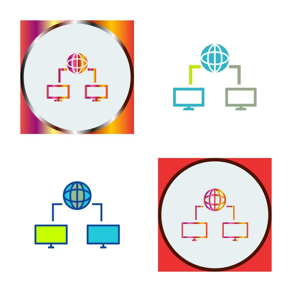 Unique Internet Connectivity Vector Icon