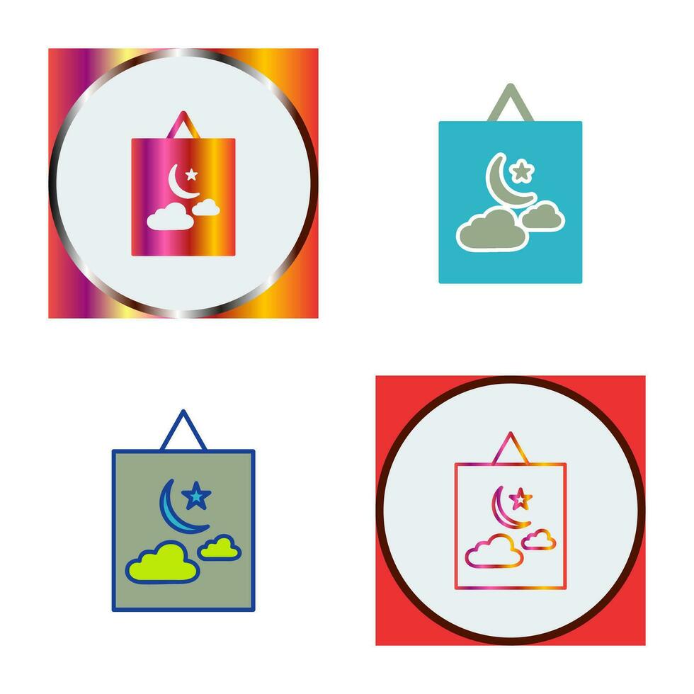 Hanging Painting Vector Icon