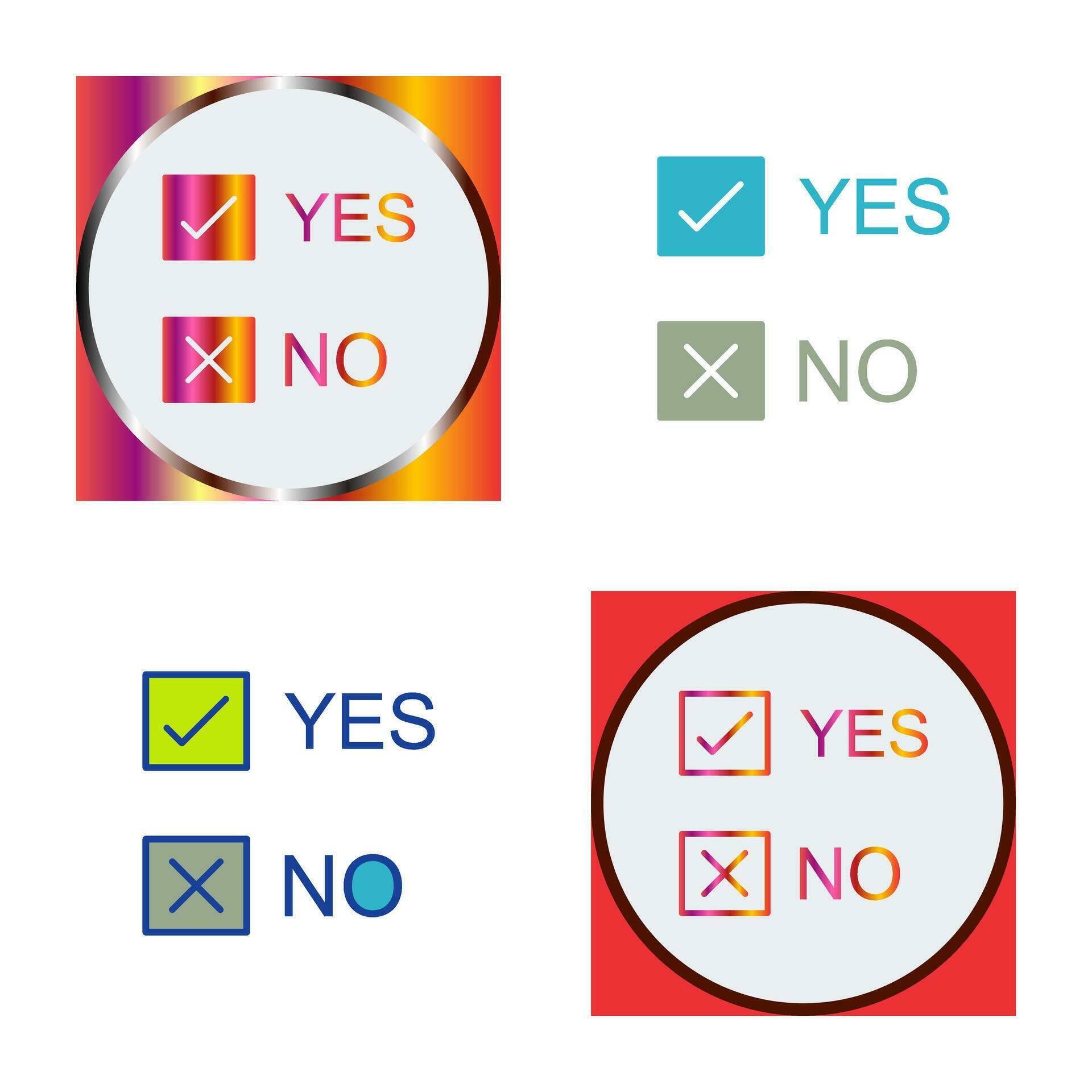 Yes No Option Vector Icon 29793710 Vector Art at Vecteezy
