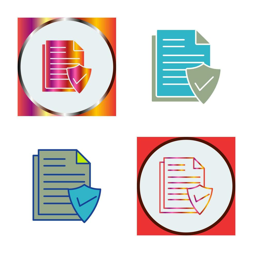 Valid Document Vector Icon