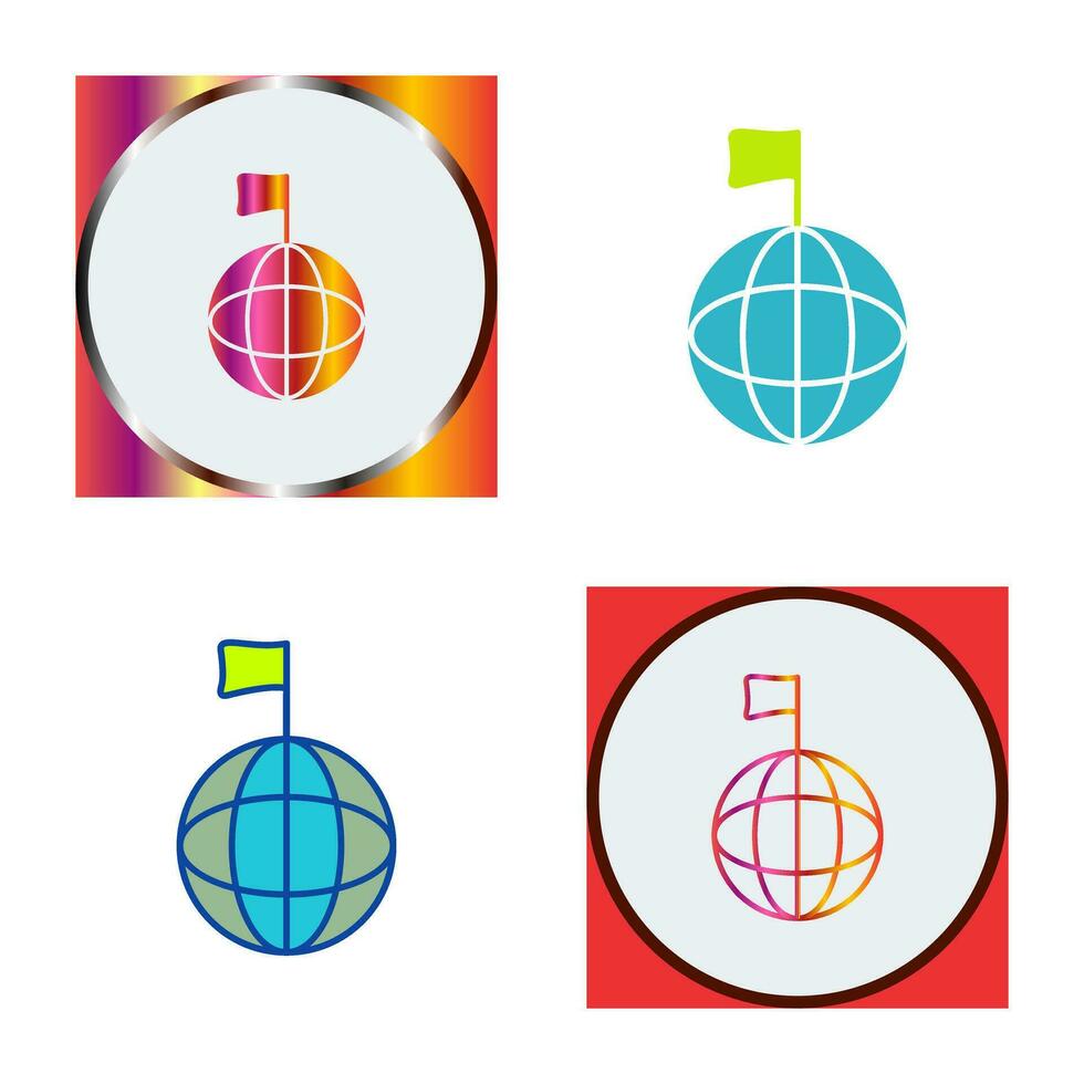 Unique Global Signals Vector Icon