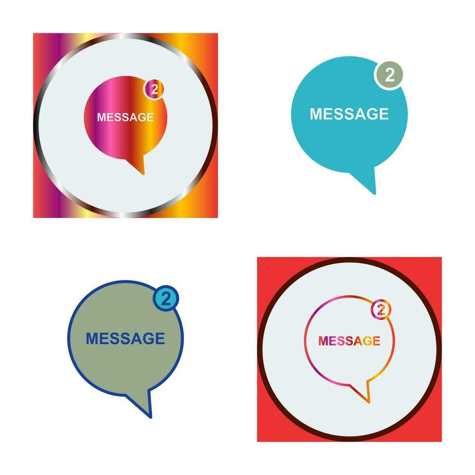 Message Bubbles Vector Icon